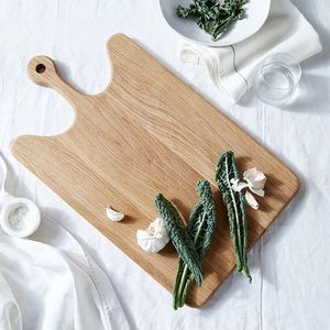 Tabla de Cortar de Madera para Cocina, Superficie de Corte Gruesa y Duradera para Carne, Verduras, Frutas, Pan, Queso y Servir, Uso Doméstico y Hotelero - Product Image 3