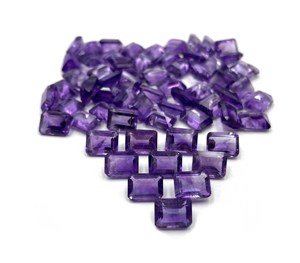 Natural African Amethyst Octagon Cut Shape Loose Gemstone Sizes 5-9 mm, Purple Semi-Precious Stone for Jewelry Making - Product Image 6
