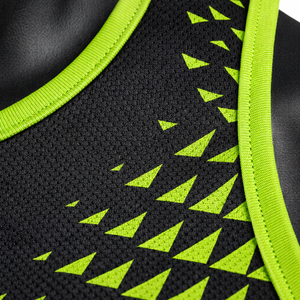 Conjunto Deportivo sin Mangas para Hombre, Uniforme para Correr, Secado Rápido, Poliéster Transpirable, Camiseta sin Mangas y Pantalones Cortos para Gimnasio, Fitness y Entrenamiento - Product Image 4