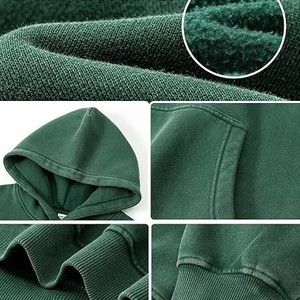Sudadera con Capucha Unisex con Bolsillo Frontal y Logotipo, Ropa Casual de Invierno, Corte Holgado, Material de Felpa 100% Algodón, Anti-Pilling, Sudadera con Capucha OEM - Product Image 4
