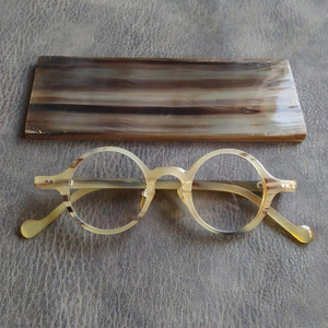 Signature Style Natural Crafts Eyeglasses Acetate Pattern Design Perfect Match for Diamond Face Shape Fashionable Eyeglass <b>Frame</b> - Product Image 6