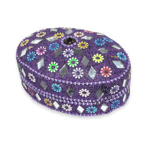 Cajas de Joyería Indias Hechas a Mano con Cuentas, Cajas de Regalo de Boda de Diseño, Venta al por Mayor en India, Caja de Adornos - Product Image 2