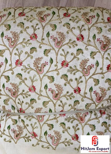 Tissu Jacquard Brodé en Dentelle 100% Polyester Premium Lourd pour Confection de Vêtements, Service de Fabrication Personnalisée OEM/ODM - Product Image 3