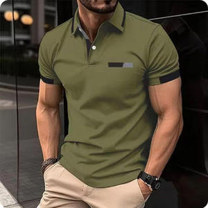Nouveaux polos pour hommes de style tendance, sur mesure, couleur personnalisée disponible - Product Image 6