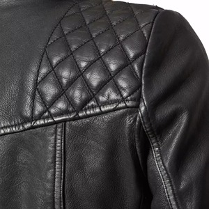Wholesale <b>Womens</b> Brown Biker Leather <b>Jacket</b> With Embroidery Ladies Moto Leather <b>Jacket</b> Factory For Custom Bulk Orders - Product Image 6