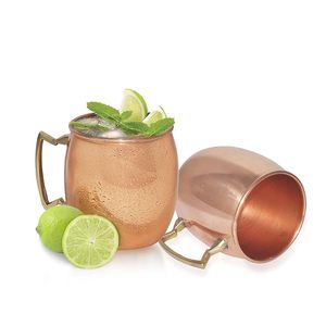 Superior Copper Moscow Mule <b>Mugs</b> Built For Refreshing Beverage Presentation In Kitchen Bar And Dining Occasions - Product Image 5