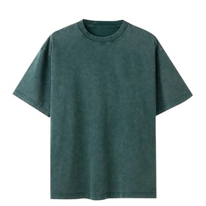 เสื้อยืดโอเวอร์ไซส์ทรงหลวม ยูนิเซ็กซ์ ผ้าคอตตอน 100% ล้างสีแบบแอซิดวอช ทำสีซานด์วอช ให้ดูเก๋ไก๋ - Product Image 2