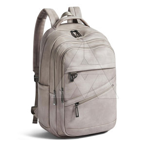 Durable Material Custom Made Leather <b>Backpacks</b> Solid Color For Daily Comfort Leather <b>Backpacks</b> - Product Image 2