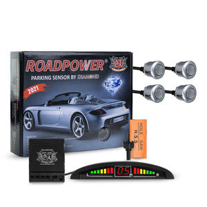 Capteurs de stationnement Roadpower Diamond à 4 capteurs avec affichage LED, portée de 0,3 à 1,5 m, DC 10 à 14,7 V, et alertes sonores pour une assistance sécurisée - Product Image 1
