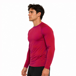 Maillot de surf à manches longues personnalisé OEM pour homme, protection UV, pour sports nautiques - Product Image 2