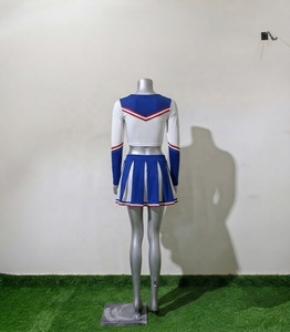 Costumes de pom-pom girl fantaisie pour adultes et jeunes filles ODM YNSEA TZ25059, imprimé numérique, ensemble uniforme de compétition en Spandex/Polyester 220G, dos imprimé - Product Image 2
