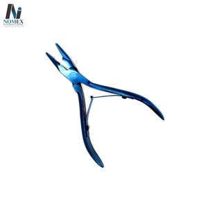 Alicates profesionales para extensiones de cabello de acero inoxidable azul, embalaje personalizado, herramienta para abrir cuentas de alta calidad - Product Image 6