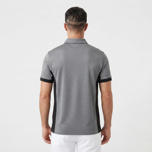 Maillot de golf pour homme avec col rabattable, maillot de golf pour homme, polo de sport de plein air, maillot de golf pour homme personnalisé sublimé - Product Image 2