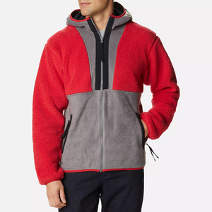 Veste polaire pour homme de haute qualité, entièrement zippée, col montant, poches zippées, douce et chaude pour l'extérieur, hiver, logo personnalisé sur le devant - Product Image 5