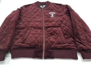 Chaqueta Bomber Negra Acolchada para Hombre con Logotipo Bordado, Cuerpo en Mezcla de Lana, Mangas en Contraste y Logotipo Personalizado - Product Image 5