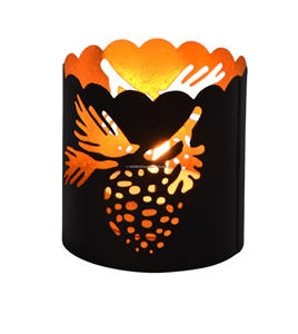 Portavelas de Té de Buda de Hierro Pequeño, Hecho a Mano, Marca IHA, Decoración Navideña Festiva, Artículos para Regalos, Portavelas, Frascos para Velas - Product Image 3