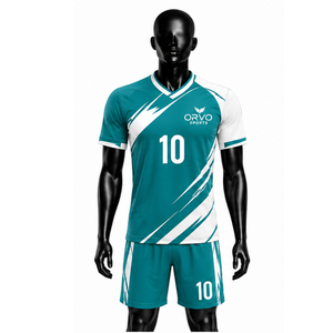 ชุดวอลเลย์บอลทีมแบบกำหนดเอง |   ชุดเสื้อและกางเกงวอลเลย์บอลแบบซับลิเมชั่น |   ชุดกีฬาสำหรับทีมแข่งขันของชมรมโรงเรียน - Product Image 1