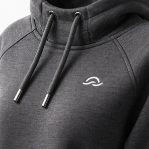 Sudadera con Capucha de Invierno para Mujer con Estampado Frontal y Cuello Alto - 100% Algodón Polar Ecológico, Logotipo Personalizado, OEM, Venta al por Mayor - Product Image 4
