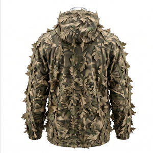 Wholesale Custom Front <b>Waterproof</b> Summer Hunting <b>Jacket</b> Insulated <b>Camo</b> Tactical Coat Heavy Duty Nylon Outdoor Sports Apparel - Product Image 3