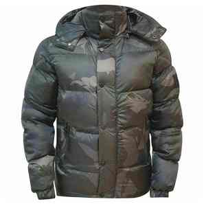 Manteau d'hiver long, isolant thermique, coupe-vent, avec plusieurs poches zippées, pour le voyage, impression par sublimation, veste matelassée - Product Image 3