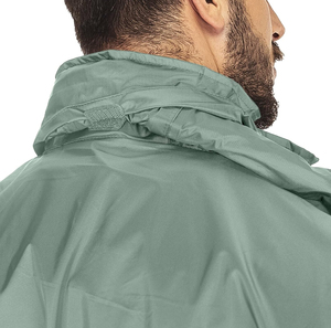 Factory <b>Lightweight</b> Hooded Safari Style <b>Mens</b> <b>Rain</b> <b>Jacket</b> Outdoor Windbreaker Packable Portable Waterproof Sports 100% Polyester - Product Image 6