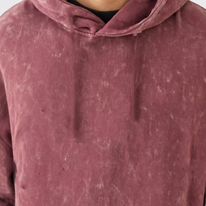 Sudadera con Capucha Extra Grande para Hombre, Tie Dye, Algodón, Felpa Francesa, con Bolsillo Delantero, para Otoño, Corte Regular - Product Image 3