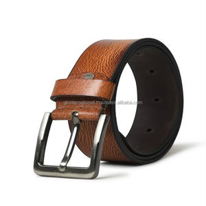 Cinturón informal de cuero con logotipo personalizado para hombre, hebilla con tornillo para Vaqueros, hecho a mano, calidad prémium, oferta directa de fábrica, 2023 - Product Image 5