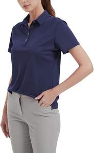 Pantalones de golf 100% microfibra para mujer, de secado rápido, elásticos, transpirables, estilo casual, tipo polo. - Product Image 3