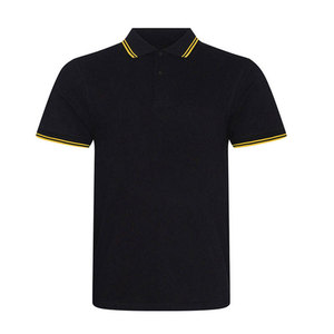 Polo Azul Rey para Hombre, Manga Corta, Tela Piqué, Corte Regular, Ribete en Contraste, Estilo Casual, Polo Personalizado al por Mayor - Product Image 3