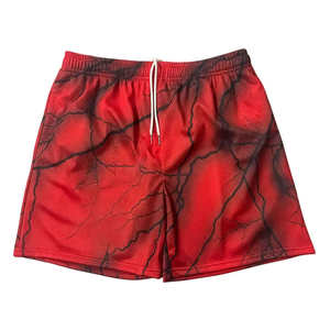 Shorts de basket-ball en maille polyester de haute qualité pour hommes, personnalisables, à prix bas, pour le sport, la gym et le streetwear, avec sublimation. - Product Image 2