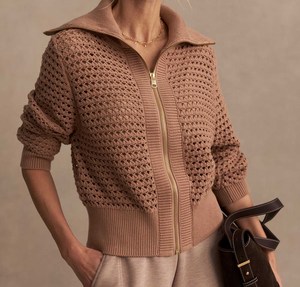 Vertical Rib Women's Knitted Zipper Sweater - Slimming Winter Pullover - Soft Warm Female Solid Color Fashion <b>Jumper</b> Breathable - Product Image 3