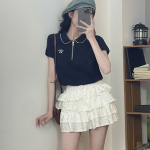 เสื้อยืดผู้หญิงดีไซน์ใหม่ ราคาดี สไตล์เกาหลี เป็นมิตรกับสิ่งแวดล้อม กระดุมคุณภาพพรีเมียม มีตัวอย่างฟรี - Product Image 4