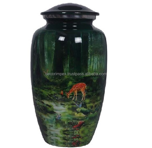 cremation Urn Decorative Metal Cremation Urn Memorial Urn Durable with Polished Design at wholesale price - Product Image 5