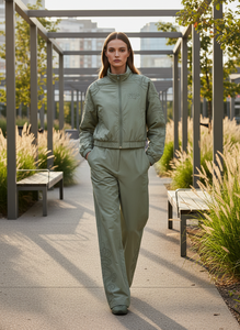 Nouvelle Collection Automne Hiver 2026 – Blouson Coupe-Vent Femme Personnalisable Grande Taille Imperméable Respirant Tissu Mémoire Fermeture Éclair Écologique - Product Image 5