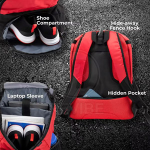 Comfortable Soccer <b>Backpack</b> Padded Shoulder Soccer <b>Backpack</b> Ergonomic Training Sessions Soccer <b>Backpack</b> - Product Image 6