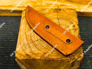 Funda de Cuero Premium Hecha a Mano para Cuchillo, OEM Personalizada, para Hoja Fija, Ligera, Duradera, de Piel de Vaca, para Camping y Caza, al por Mayor - Product Image 5