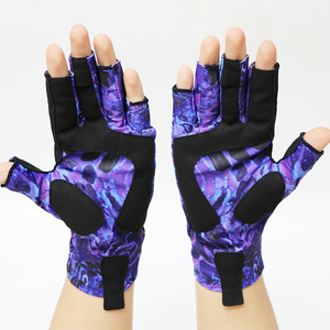 Guantes de Pesca de Medio Dedo para Hombre y Mujer, para Actividades al Aire Libre de Verano, Protección Solar, Diseño Transpirable Antideslizante para Pesca - Product Image 2
