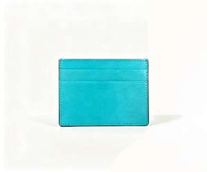 [Customised Logo] Genuine Cowhide Top Grain Leather Card Holder for Men & Women Fashion Style - Product Image 1