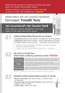 Dermagen Trimo90 Anti-chute de cheveux Prévention Repousse Traitement tonique Cuir chevelu Fabriqué en Corée Kbeauty - Product Image 3