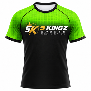 Rash Guard MMA Rashguard Individuell Angepasst Vollständig Sublimierte Rash Guards BJJ Rashguards Rash Guard MMA Rashguard Maßgeschneidert Vollständig Sublimiert - Product Image 1