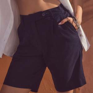 Shorts en jean pour femme, design vintage délavé, style tendance et facile, prix de gros, quantité OEM, direct usine, 2026 - Product Image 2