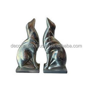 Frankart Art Deco Borzoï (lévrier russe) Serre-livres pour chiens Alors que les pièces originales de Frankart remontent à l'Art Déco - Product Image 1