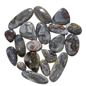 Cabujón de Ágata Natural Crazy Lace para la Fabricación de Joyas y Decoración del Hogar, Piedra Preciosa Certificada por Terceros a Precio de Mayoreo - Product Image 1