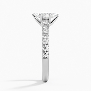 BOJ <b>Ring</b> 094 Marquise Cut 925 <b>Silver</b> Halo Stone Prong Setting <b>Solitaire</b> Diamond <b>Ring</b> 2ct D Color VVS1 Moissanite GRA Certified - Product Image 3