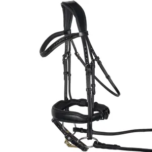 <b>Top</b> Selling Equestrian <b>Leather</b> Bridle Headstall Customizable Design 100% QC Inspected for Horse Riding Racing Wholesale Price - Product Image 1
