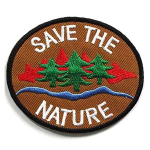 Patch brodé circulaire, paysage désertique, soleil, montagnes, appliqué en tissu à coudre, cadeau - Product Image 6
