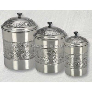 Frascos de almacenamiento de té y café de azúcar de Metal a precio barato, bote hecho a mano para cocina de restaurante de Hotel en casa - Product Image 2