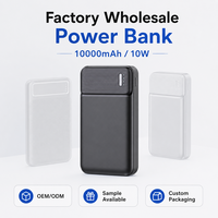 10000mah Toplu Sipariş Powerbank 10000 Mah Taşınabilir Şarj Cihazı Logo Baskılı Fabrika Tedarikli Hediyelik Seyahat Açık Hava Telefonları Hızlı Şarj Cihazı