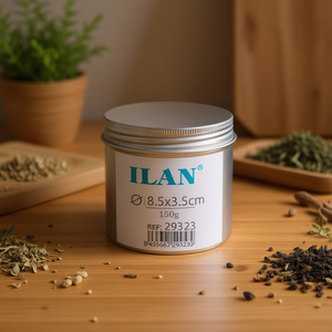 Contenitore in Latta Multiuso Iln 8.5x3.5cm 150g Barattolo per Conservazione - Product Image 2