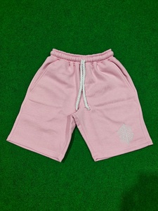 Pantalones Cortos Bermuda Deportivos para Hombre, Color Rosa y Azul, Bordados, con Cordón Ajustable, Tejido Transpirable, con Logotipo Frontal - Product Image 4